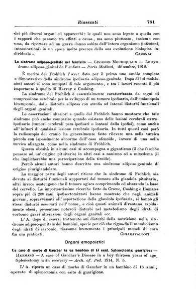 La pediatria periodico mensile indirizzato al progresso degli studi sulle malattie dei bambini