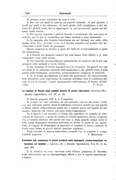 La pediatria periodico mensile indirizzato al progresso degli studi sulle malattie dei bambini