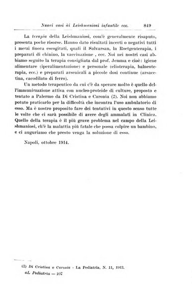 La pediatria periodico mensile indirizzato al progresso degli studi sulle malattie dei bambini