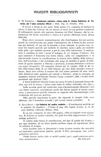 La pediatria periodico mensile indirizzato al progresso degli studi sulle malattie dei bambini