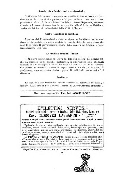 La pediatria periodico mensile indirizzato al progresso degli studi sulle malattie dei bambini