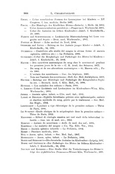 La pediatria periodico mensile indirizzato al progresso degli studi sulle malattie dei bambini