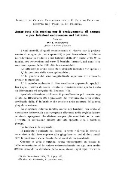 La pediatria periodico mensile indirizzato al progresso degli studi sulle malattie dei bambini