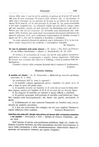 La pediatria periodico mensile indirizzato al progresso degli studi sulle malattie dei bambini