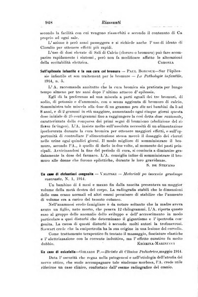 La pediatria periodico mensile indirizzato al progresso degli studi sulle malattie dei bambini