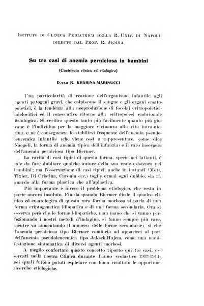 La pediatria periodico mensile indirizzato al progresso degli studi sulle malattie dei bambini