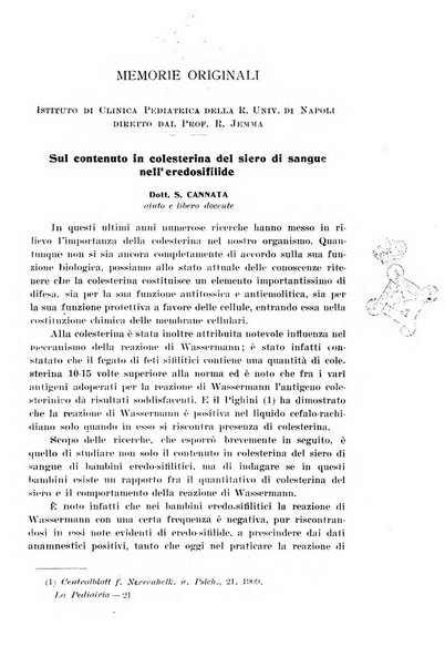 La pediatria periodico mensile indirizzato al progresso degli studi sulle malattie dei bambini