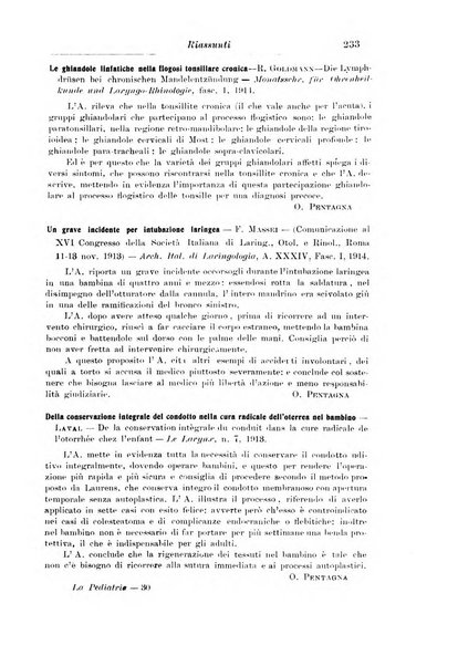 La pediatria periodico mensile indirizzato al progresso degli studi sulle malattie dei bambini