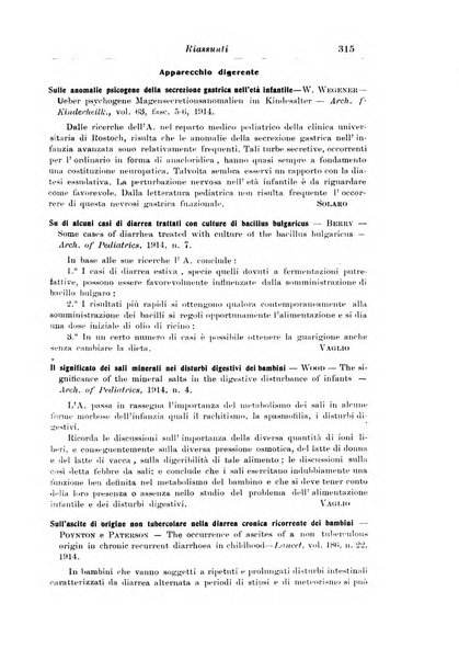 La pediatria periodico mensile indirizzato al progresso degli studi sulle malattie dei bambini