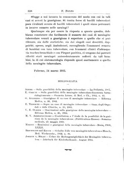 La pediatria periodico mensile indirizzato al progresso degli studi sulle malattie dei bambini