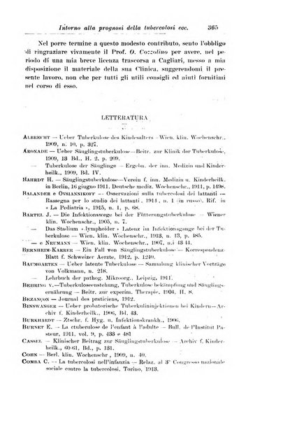 La pediatria periodico mensile indirizzato al progresso degli studi sulle malattie dei bambini