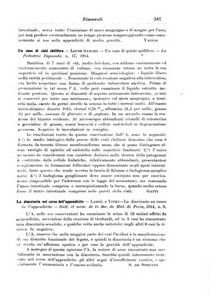 La pediatria periodico mensile indirizzato al progresso degli studi sulle malattie dei bambini