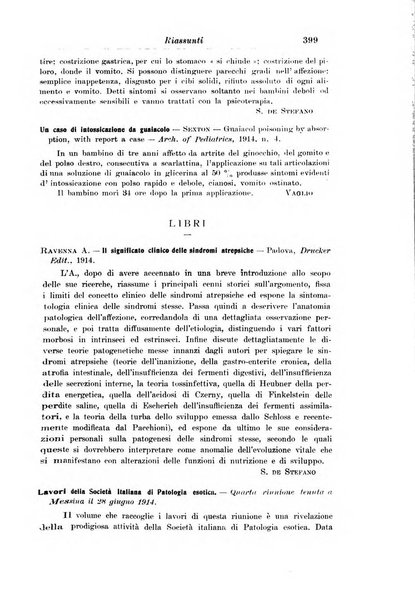 La pediatria periodico mensile indirizzato al progresso degli studi sulle malattie dei bambini