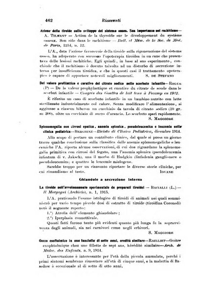 La pediatria periodico mensile indirizzato al progresso degli studi sulle malattie dei bambini