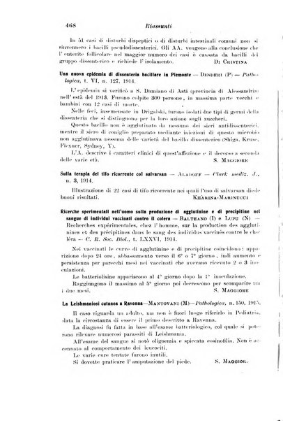 La pediatria periodico mensile indirizzato al progresso degli studi sulle malattie dei bambini