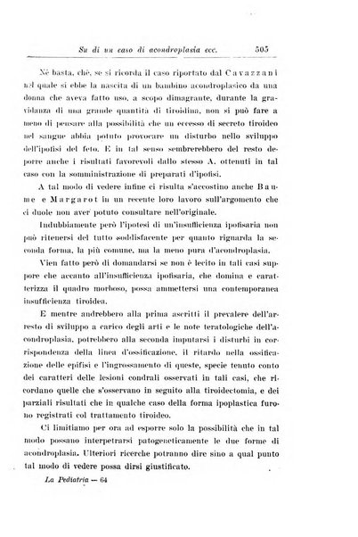 La pediatria periodico mensile indirizzato al progresso degli studi sulle malattie dei bambini