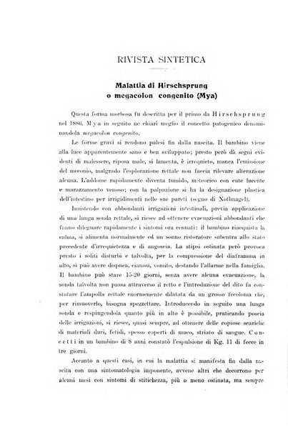 La pediatria periodico mensile indirizzato al progresso degli studi sulle malattie dei bambini