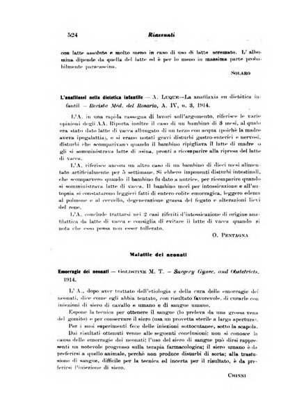 La pediatria periodico mensile indirizzato al progresso degli studi sulle malattie dei bambini