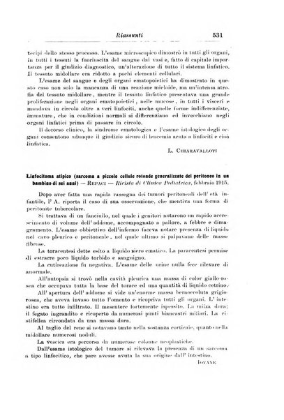 La pediatria periodico mensile indirizzato al progresso degli studi sulle malattie dei bambini