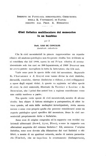 La pediatria periodico mensile indirizzato al progresso degli studi sulle malattie dei bambini