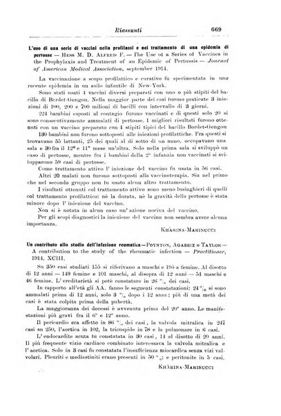 La pediatria periodico mensile indirizzato al progresso degli studi sulle malattie dei bambini