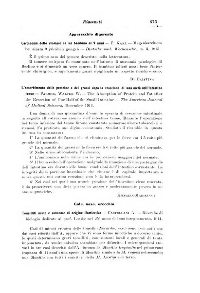 La pediatria periodico mensile indirizzato al progresso degli studi sulle malattie dei bambini