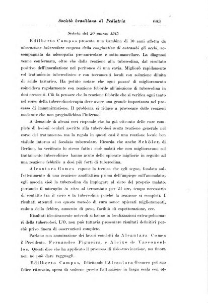 La pediatria periodico mensile indirizzato al progresso degli studi sulle malattie dei bambini