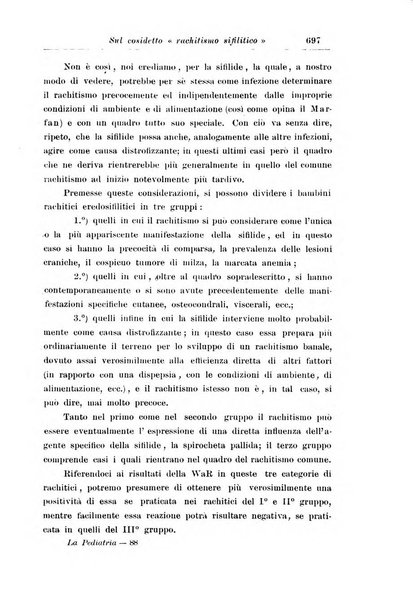 La pediatria periodico mensile indirizzato al progresso degli studi sulle malattie dei bambini