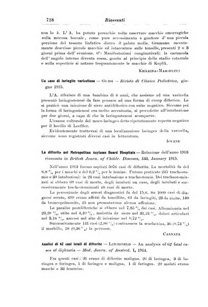 La pediatria periodico mensile indirizzato al progresso degli studi sulle malattie dei bambini