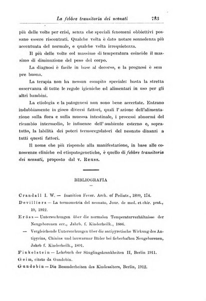 La pediatria periodico mensile indirizzato al progresso degli studi sulle malattie dei bambini