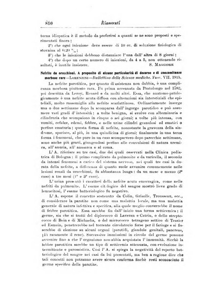 La pediatria periodico mensile indirizzato al progresso degli studi sulle malattie dei bambini