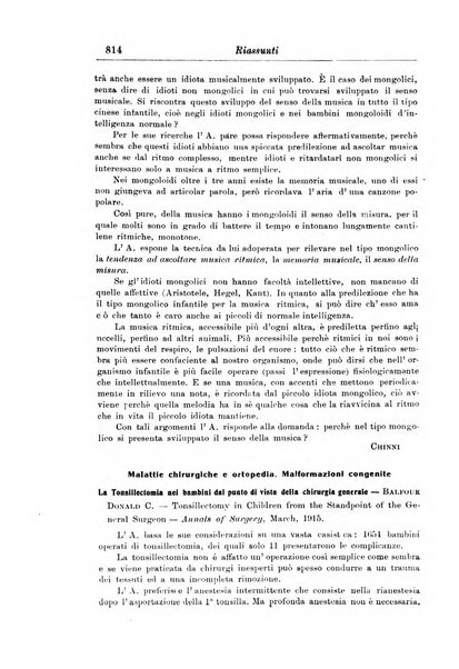 La pediatria periodico mensile indirizzato al progresso degli studi sulle malattie dei bambini