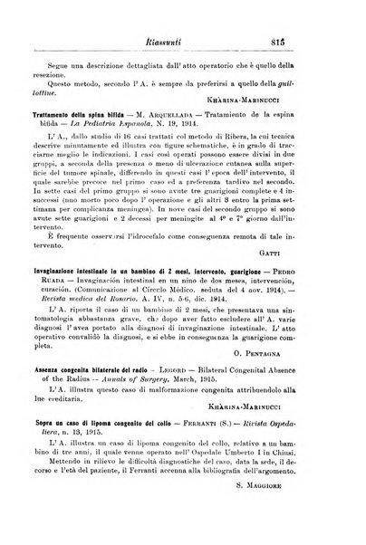 La pediatria periodico mensile indirizzato al progresso degli studi sulle malattie dei bambini