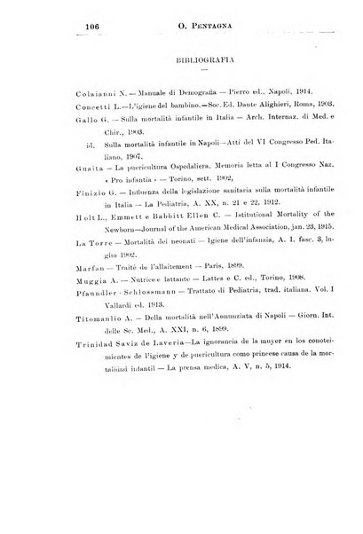 La pediatria periodico mensile indirizzato al progresso degli studi sulle malattie dei bambini