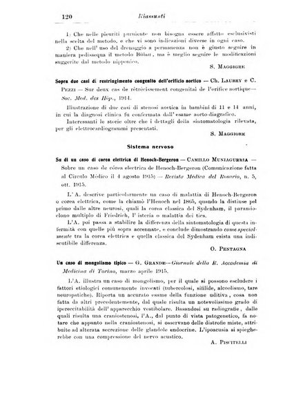 La pediatria periodico mensile indirizzato al progresso degli studi sulle malattie dei bambini