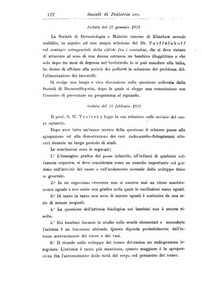 La pediatria periodico mensile indirizzato al progresso degli studi sulle malattie dei bambini