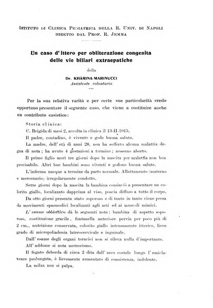 La pediatria periodico mensile indirizzato al progresso degli studi sulle malattie dei bambini