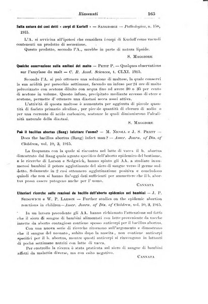 La pediatria periodico mensile indirizzato al progresso degli studi sulle malattie dei bambini