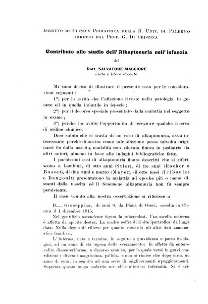 La pediatria periodico mensile indirizzato al progresso degli studi sulle malattie dei bambini