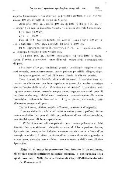 La pediatria periodico mensile indirizzato al progresso degli studi sulle malattie dei bambini