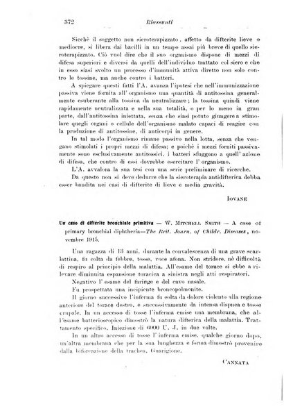 La pediatria periodico mensile indirizzato al progresso degli studi sulle malattie dei bambini