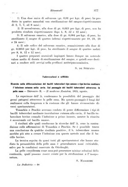 La pediatria periodico mensile indirizzato al progresso degli studi sulle malattie dei bambini