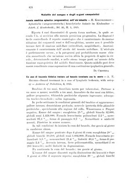 La pediatria periodico mensile indirizzato al progresso degli studi sulle malattie dei bambini