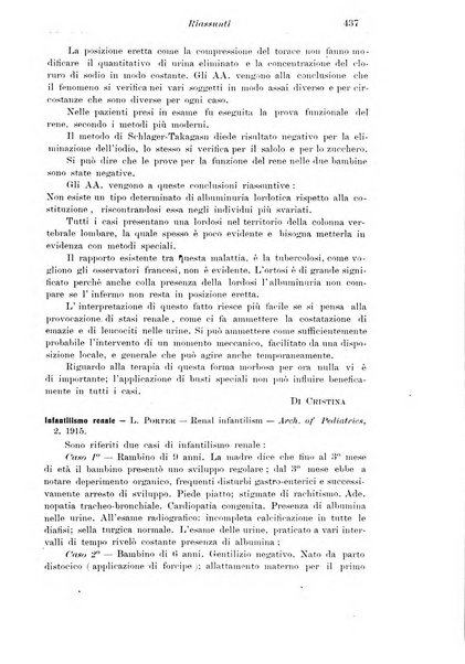 La pediatria periodico mensile indirizzato al progresso degli studi sulle malattie dei bambini