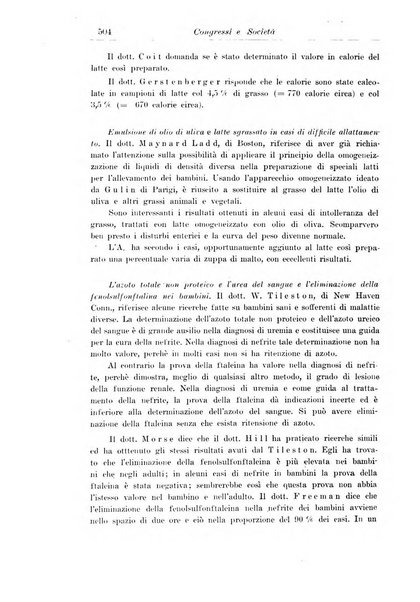 La pediatria periodico mensile indirizzato al progresso degli studi sulle malattie dei bambini