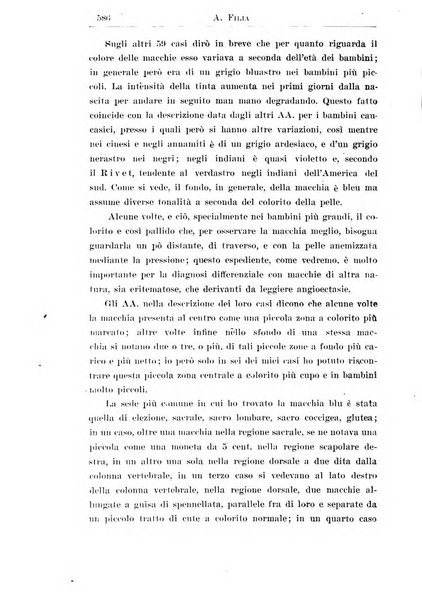 La pediatria periodico mensile indirizzato al progresso degli studi sulle malattie dei bambini