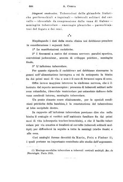 La pediatria periodico mensile indirizzato al progresso degli studi sulle malattie dei bambini