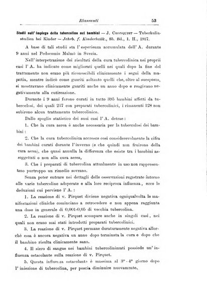 La pediatria periodico mensile indirizzato al progresso degli studi sulle malattie dei bambini