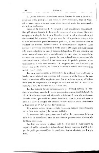 La pediatria periodico mensile indirizzato al progresso degli studi sulle malattie dei bambini