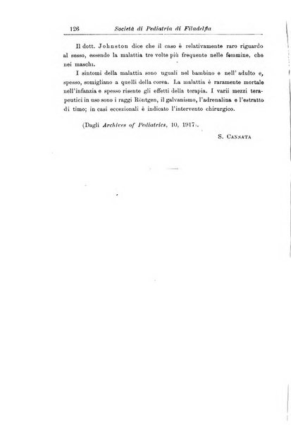 La pediatria periodico mensile indirizzato al progresso degli studi sulle malattie dei bambini